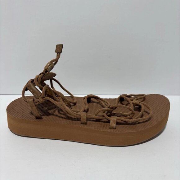 Teva Women’s Midform Infinity Platform Sandals Brown, Size 9 M - Picture 1 of 5